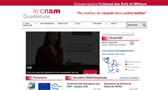 Desktop Screenshot of cnam.univ-ag.fr