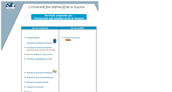 Desktop Screenshot of kali.martinique.univ-ag.fr