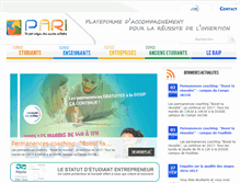 Tablet Screenshot of pari.univ-ag.fr