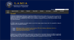 Desktop Screenshot of lamia.univ-ag.fr